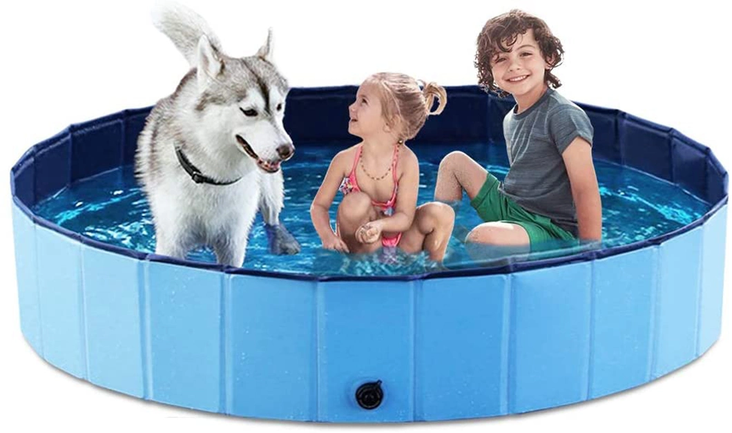 Pet Swimming Pool Portable Foldable Pool Dogs Cats Bathing Tub Bathtub Wash Tub Water Pond Pool