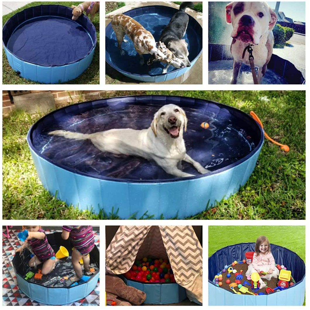 Pet Swimming Pool Portable Foldable Pool Dogs Cats Bathing Tub Bathtub Wash Tub Water Pond Pool