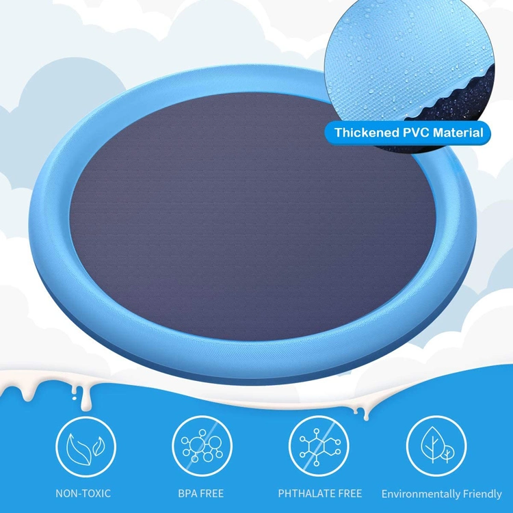 Summer Best Selling Outdoor Portable Inflatable Splash Water Mat Sprad Pad Sprinkler Play Mat for Kids